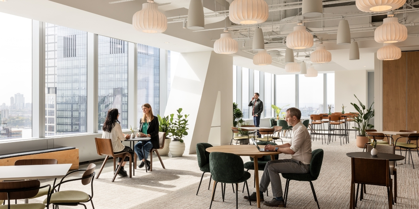 Convene 30 Hudson Yards Chelsea Library can be used for large conference breakout space, panel events, speaker series, networking, and reception events.