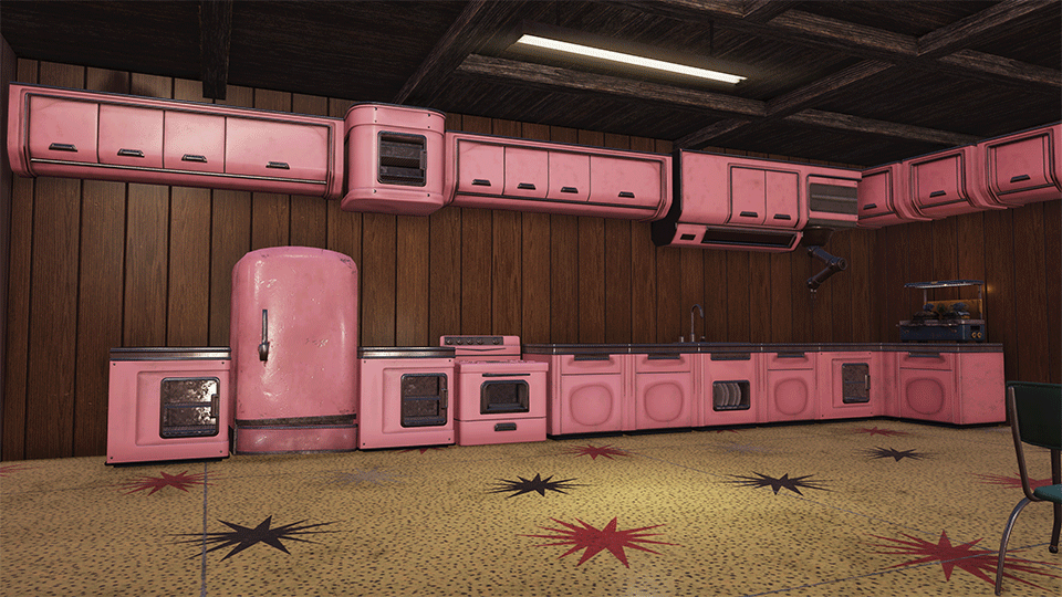 F76 S22 Pink Kitchen