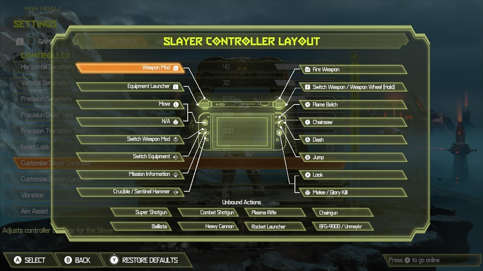 DE-Switch customcontrols slayer edit