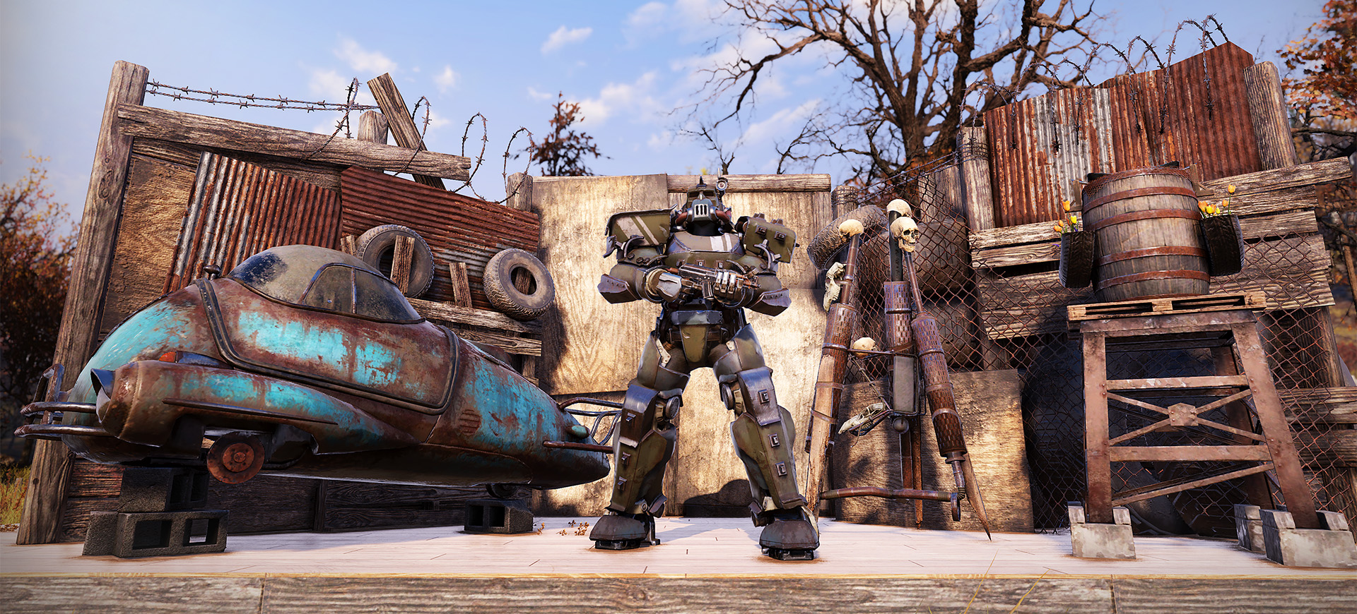 Fallout 4 прототип боевого стража на свалке фото 11