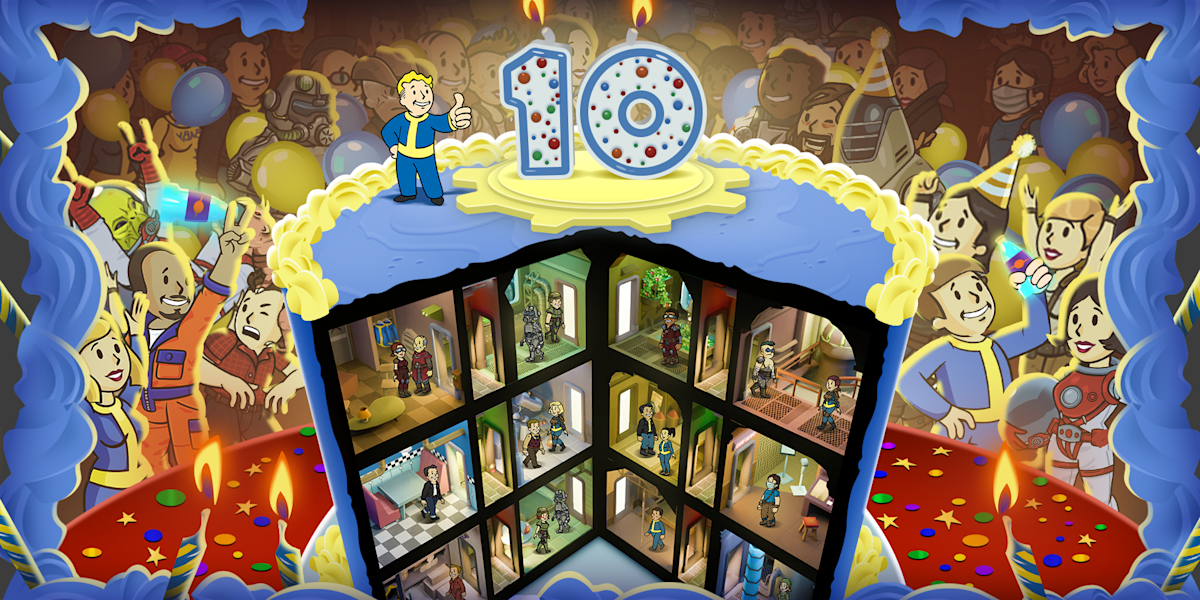 Fallout Shelter: Celebrate A Decade in The Vault, Together Fallout Shelter: Celebrate A Decade in The Vault, Together