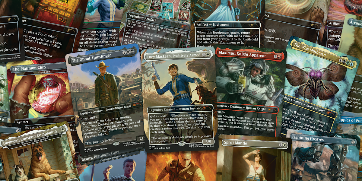 Image for Wasteland icons join Magic: The Gathering in Secret Lair x Fallout