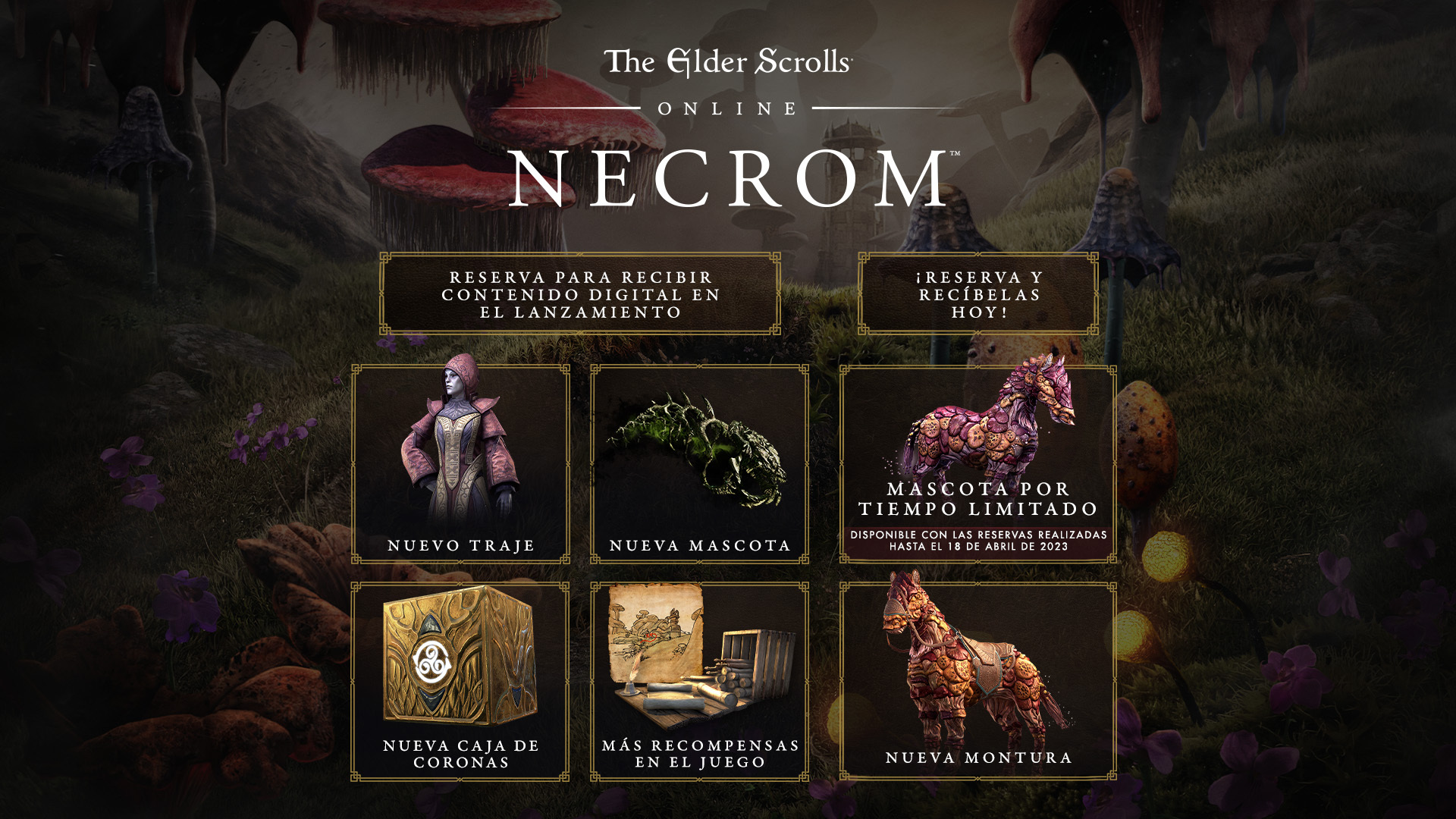 Edições de The Elder Scrolls Online: Greymoor e recompensas de