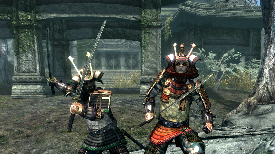 skyrim female samurai armor
