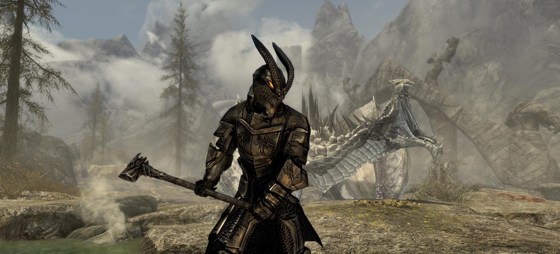 dragon armor skyrim mod