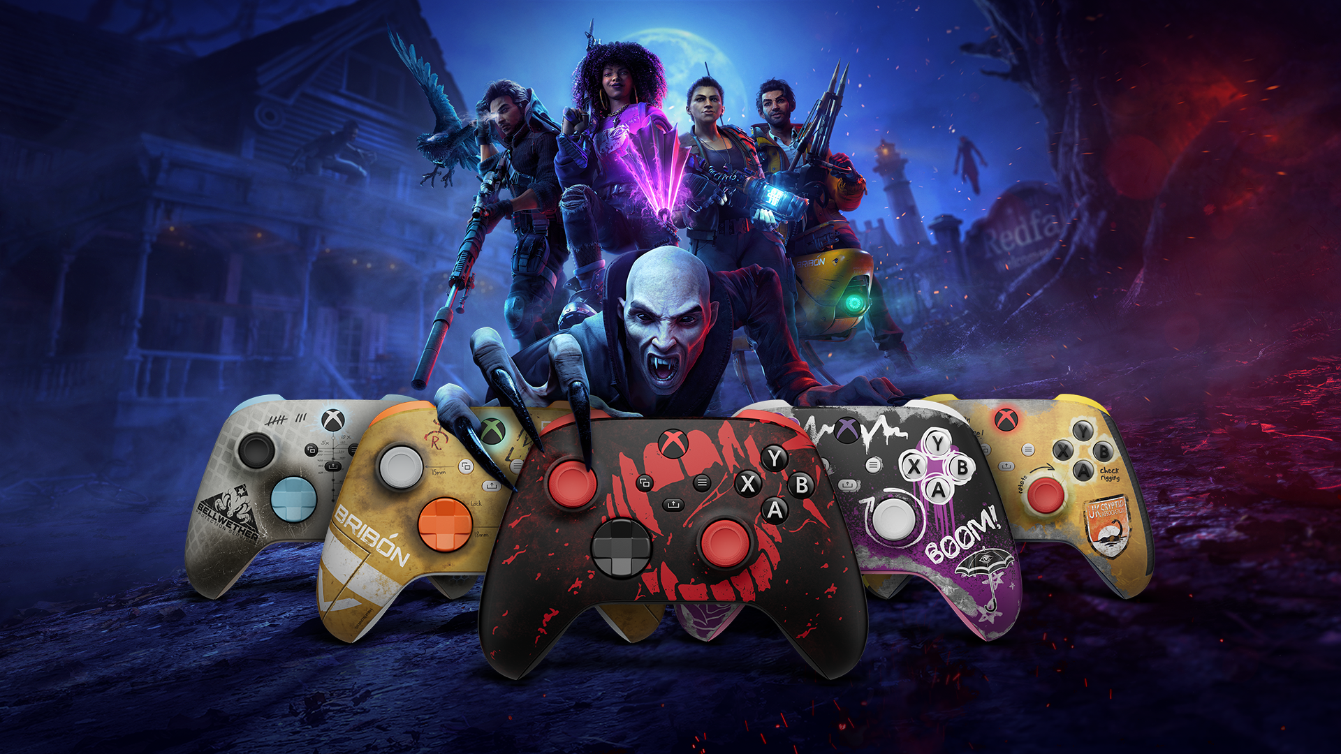 Bite Back with Five Limited Edition Redfall Controllers