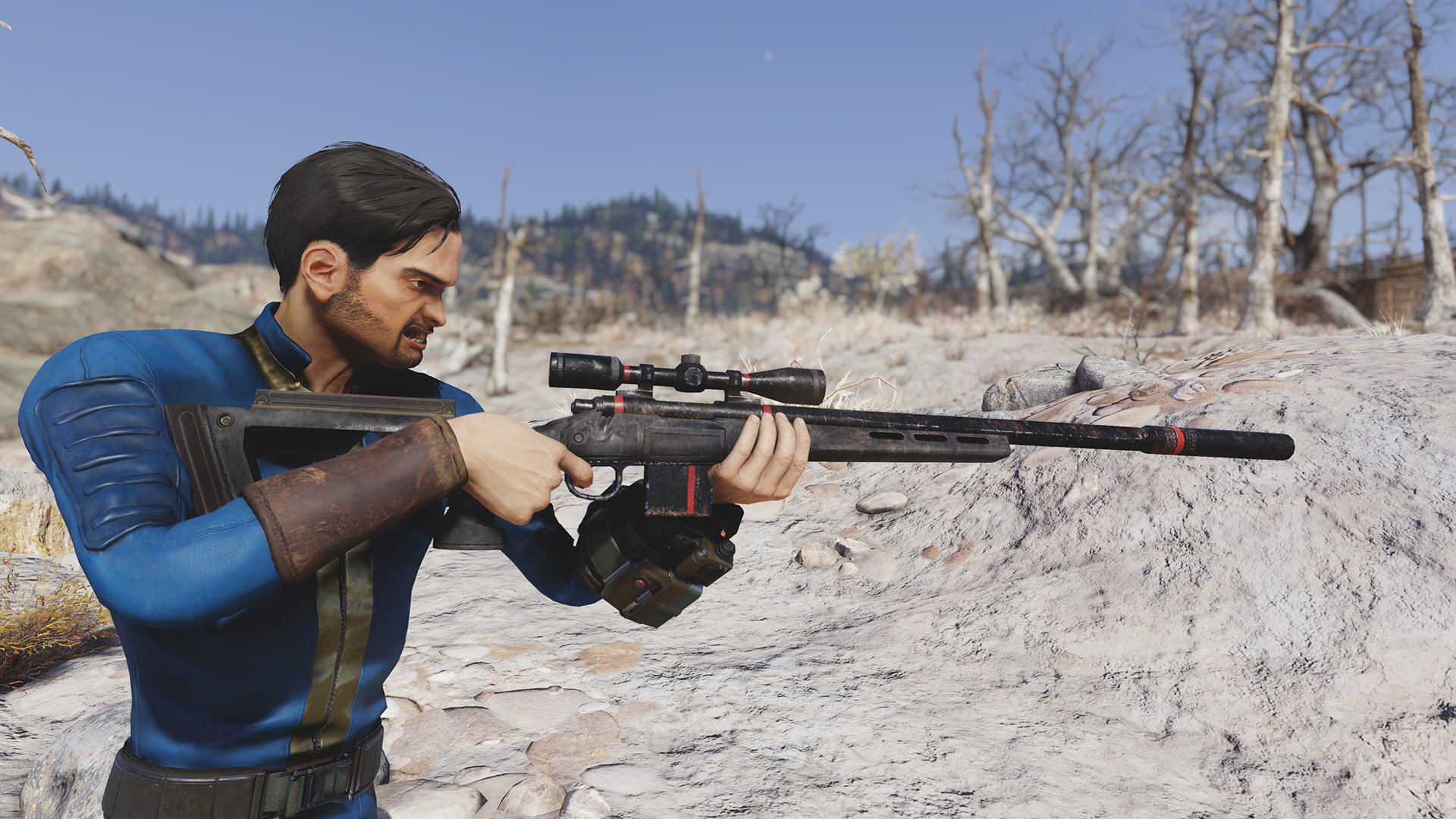 Fallout 4 hunting rifle right handed фото 14