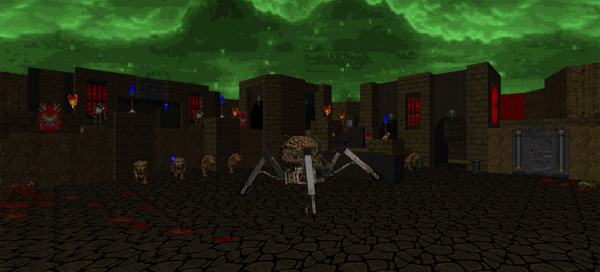 DOOMED: Demons of the Nether [FPS] [Singleplayer] Minecraft Map