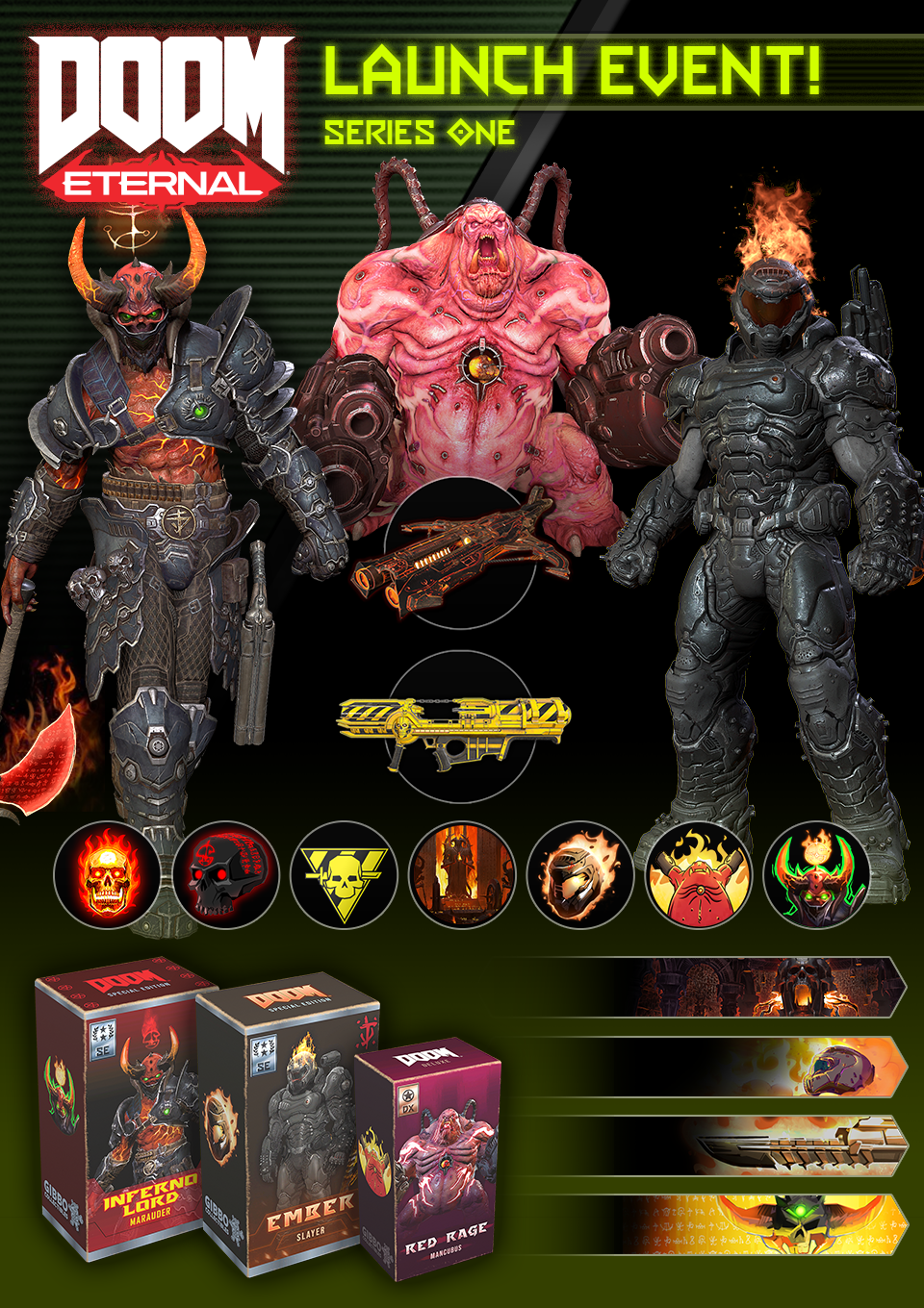 Doom Eternal Series Cosmetic Pack Ubicaciondepersonascdmxgobmx