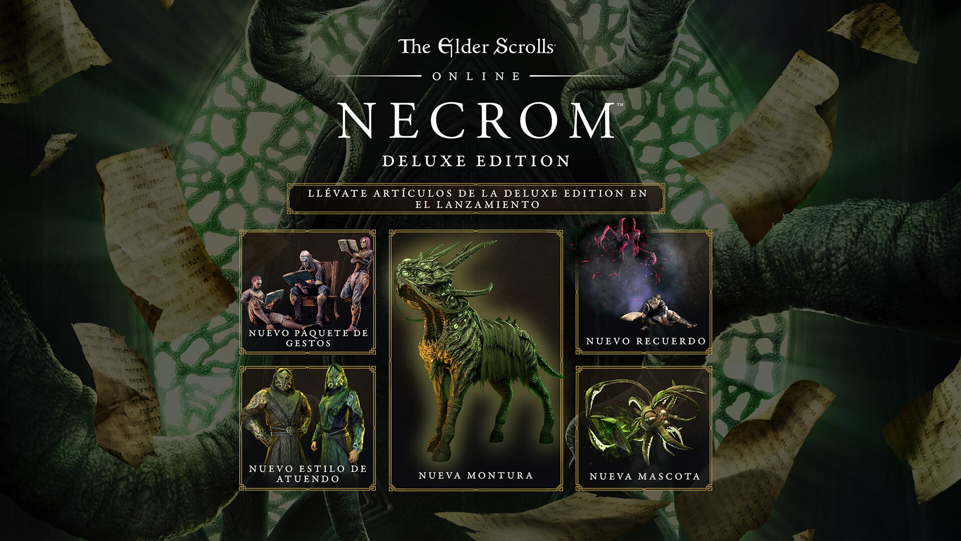 Edições e recompensas de reserva de The Elder Scrolls Online: Necrom