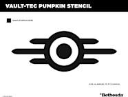 Fallout Pumpkin Stencil