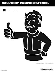 Fallout: Pumpkin Carving Templates
