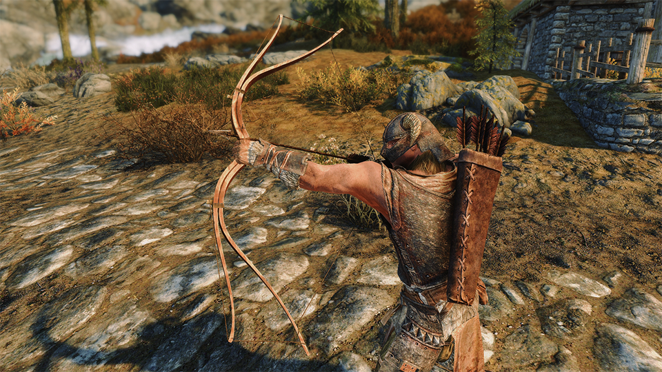 skyrim special edition real bows