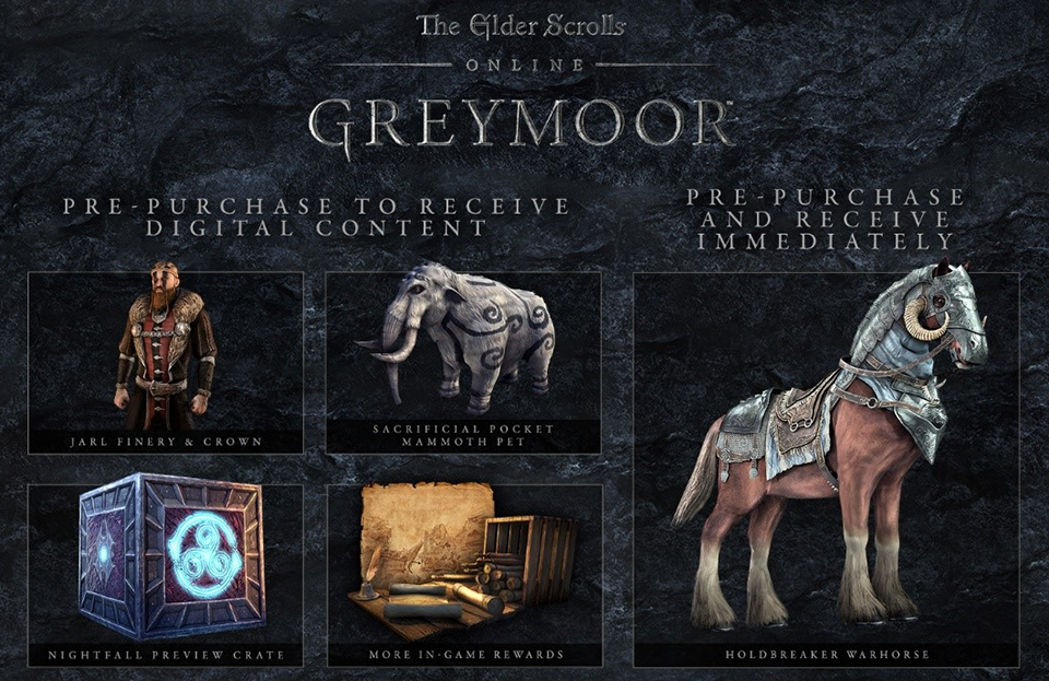The Elder Scrolls Online Greymoor 版本介绍和预购奖励