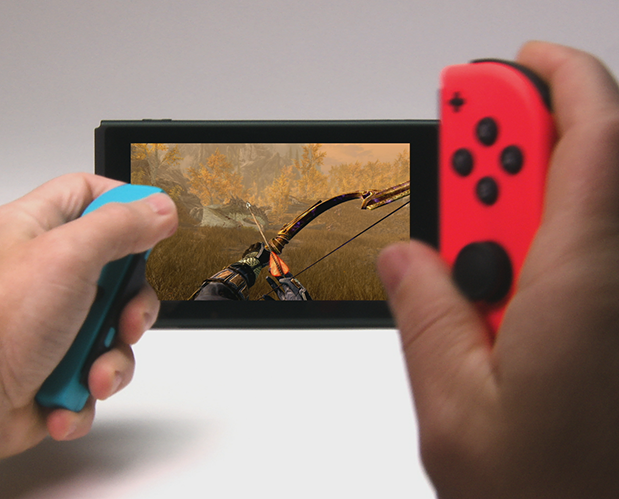 how is skyrim on switch