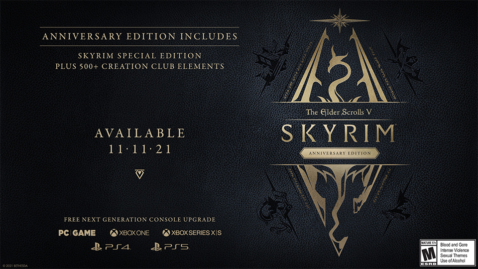  Skyrim Anniversary Edition - PlayStation 4 : Bethesda Softworks  Inc: Everything Else