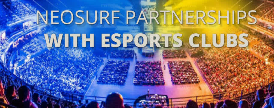 Partenariats Neosurf avec des clubs d'eSports