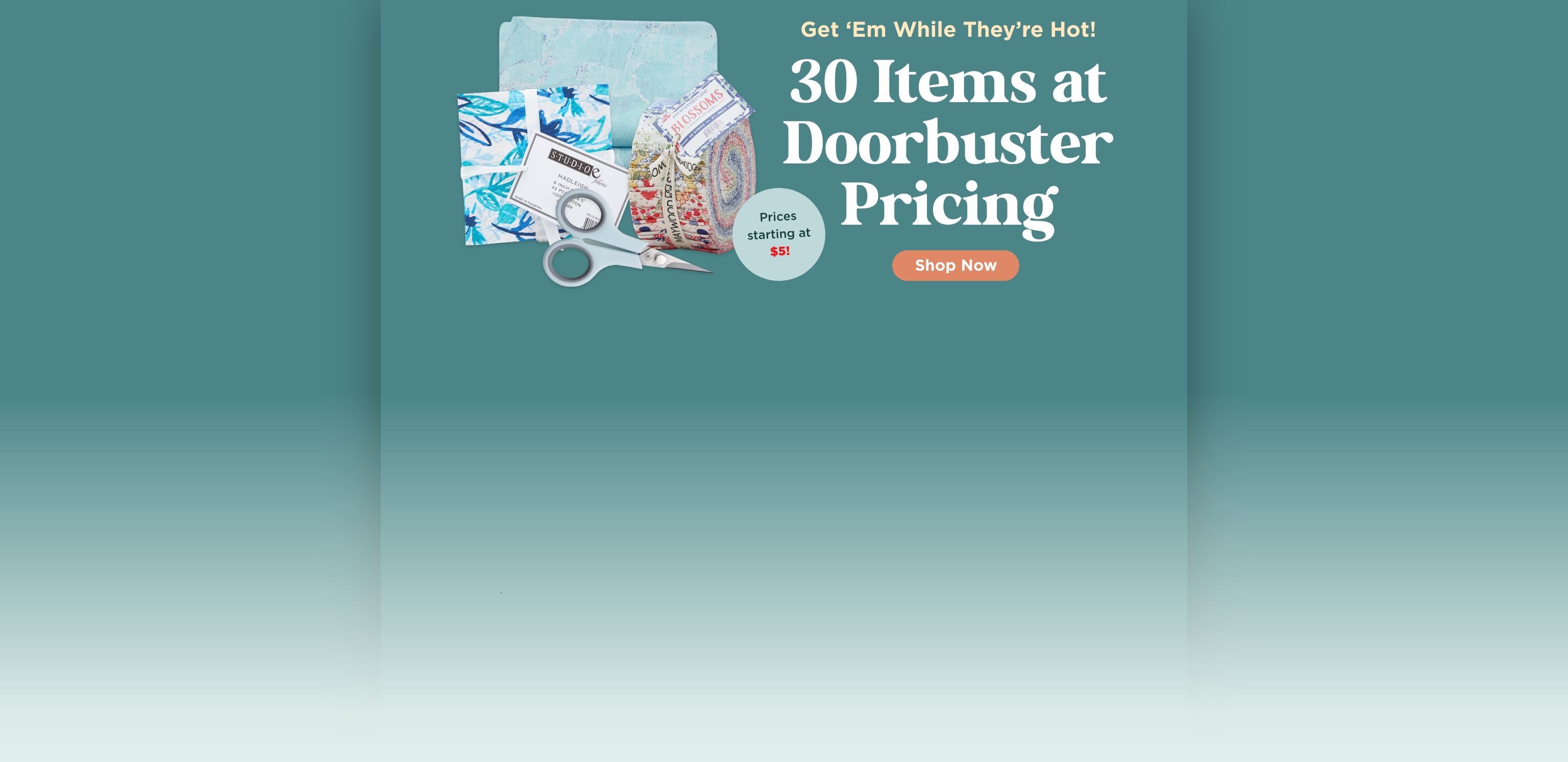 30 Items at Doorbuster Prices