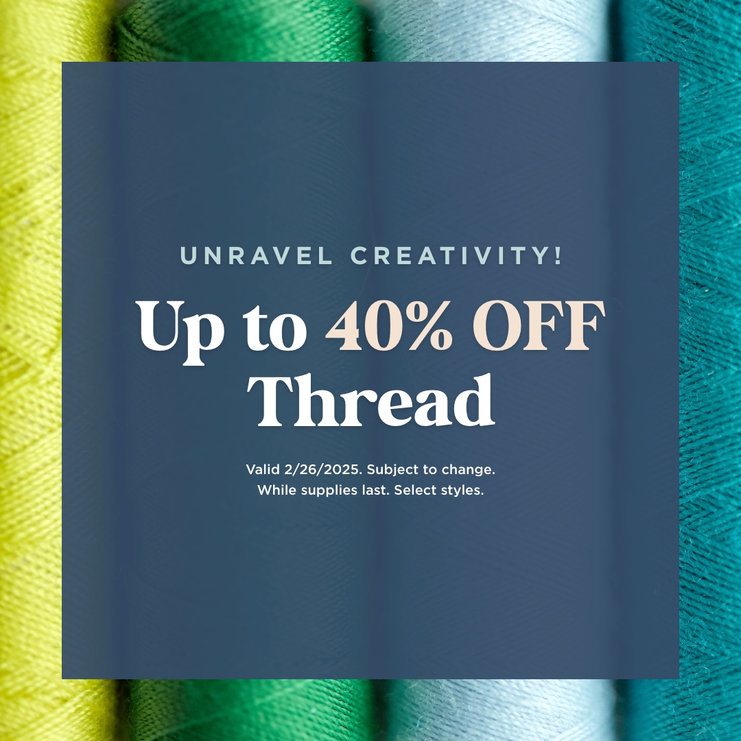 Up to 40% Off Thread