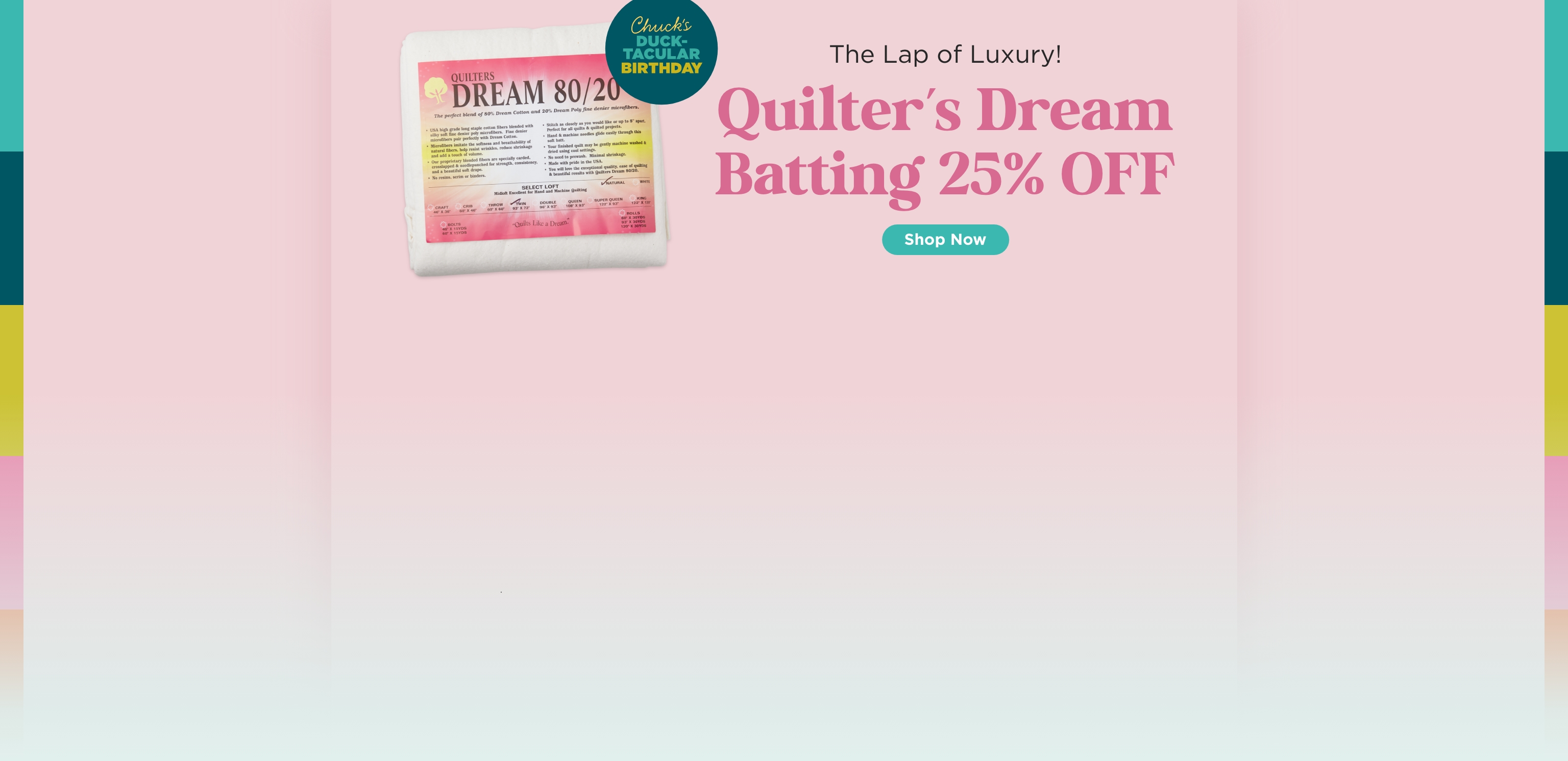 Quilter's Dream Batting Sale