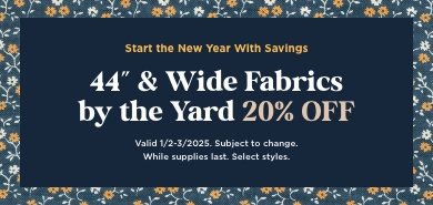 Fabric by the Yard Sale