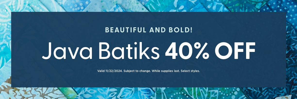 Java Batiks Sale