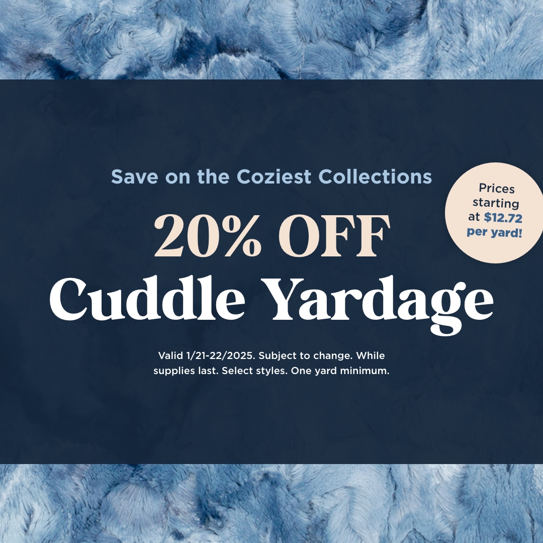 20% Off Cuddle Yardage
