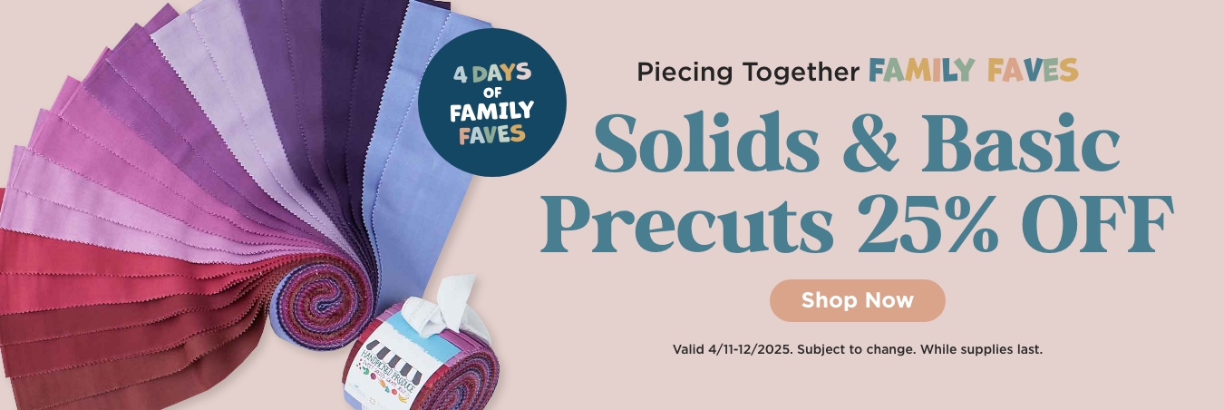 Solids & Basics Precut Sale