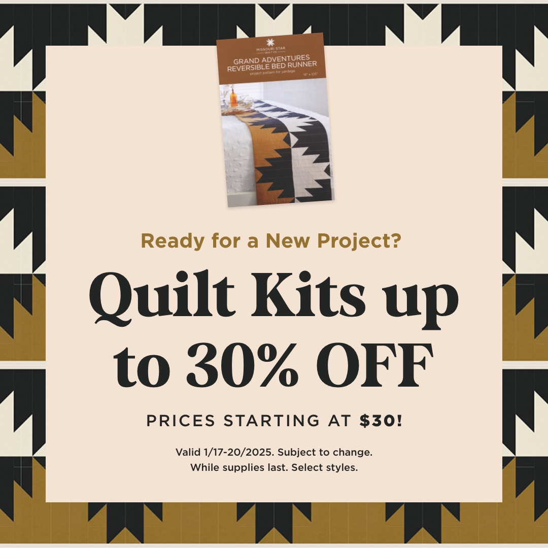 Quilt Kits up to 20% Off