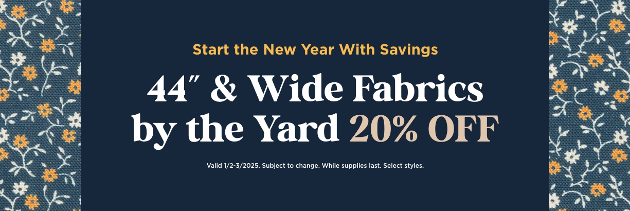 Fabric by the Yard Sale