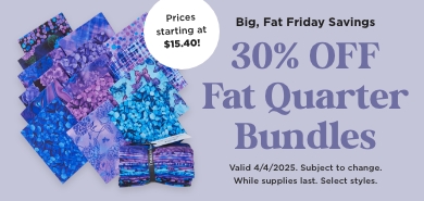 Select Fat Quarter Bundles Sale