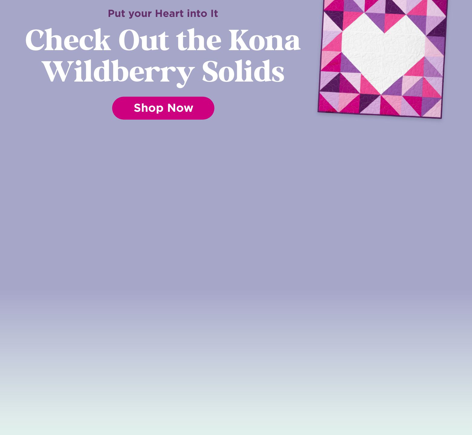 Kona Cotton Wildberry Fabric Collection