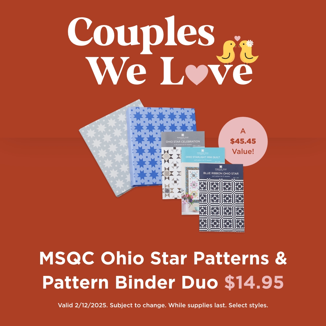 MSQC Ohio Star Patterns & Pattern Binder Duo $14.95