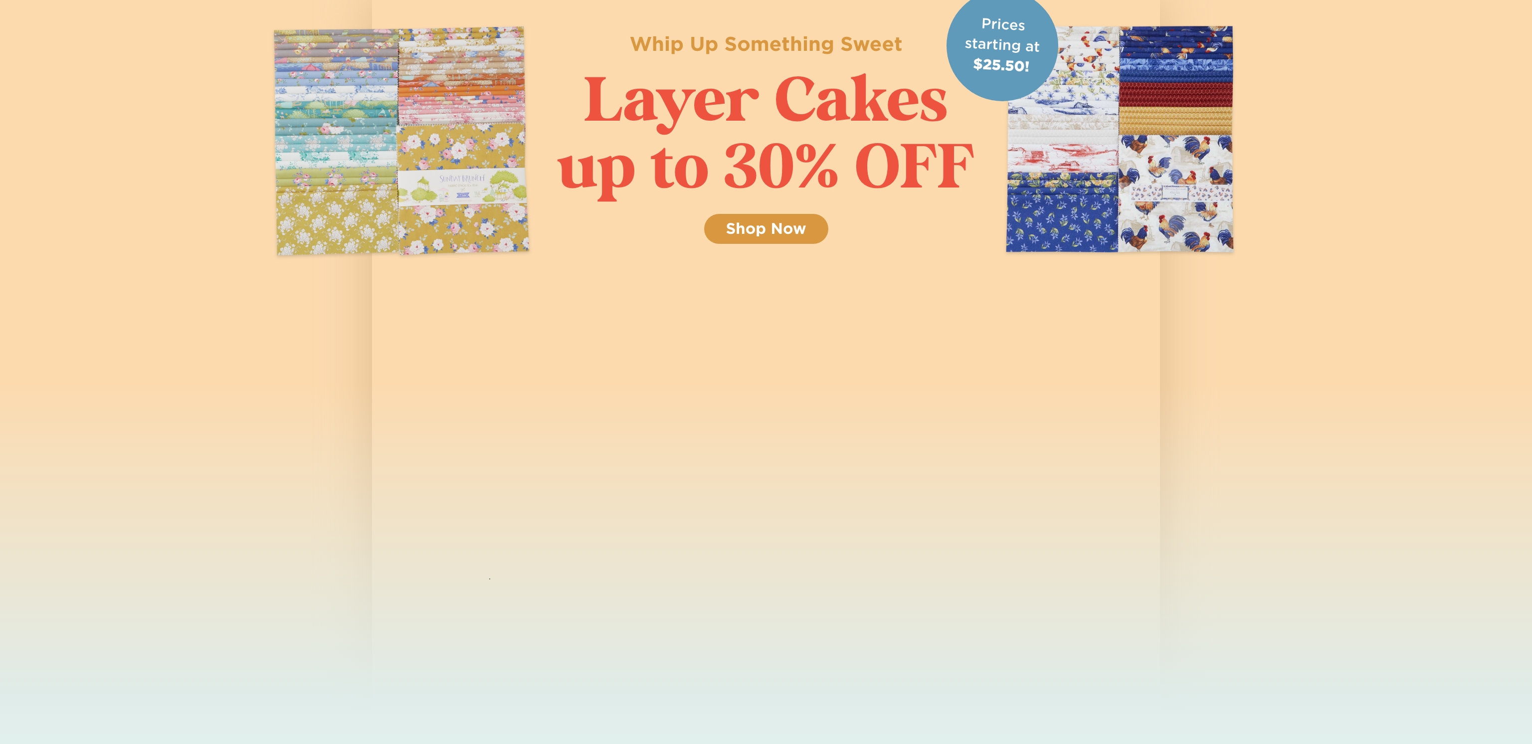 Select Layer Cakes up to 30% Off