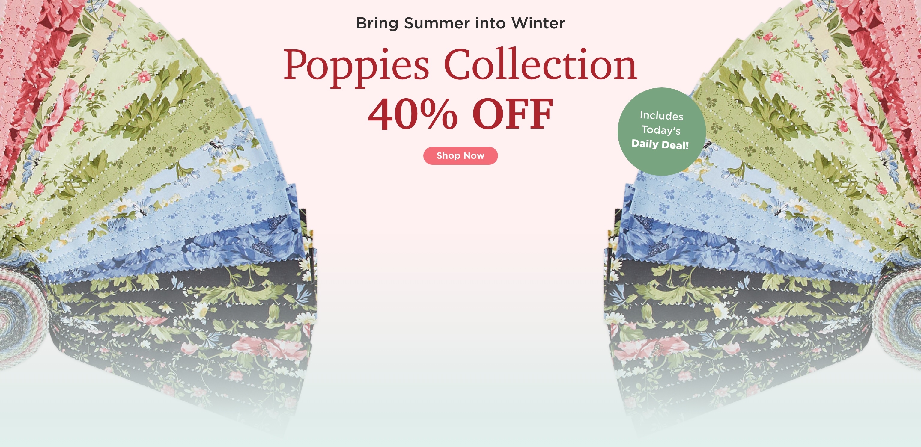 Poppies Fabric Collection Sale