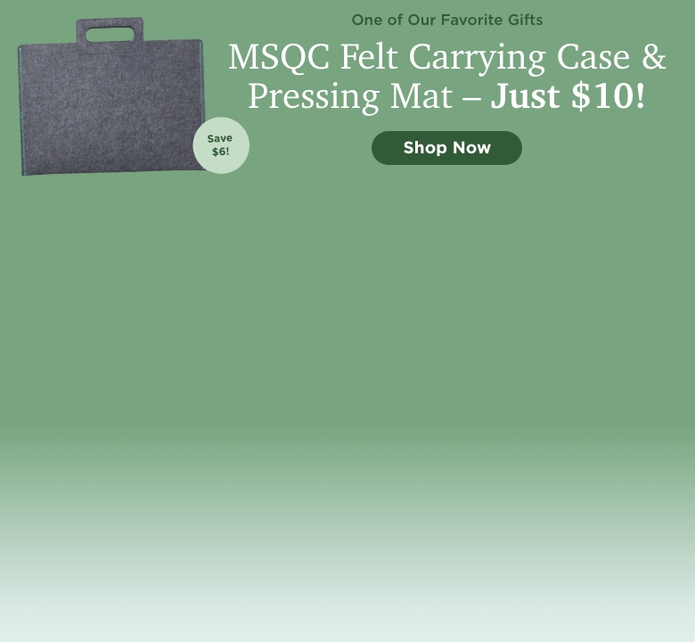 MSQC Felt Carrying Case & Pressing Mat