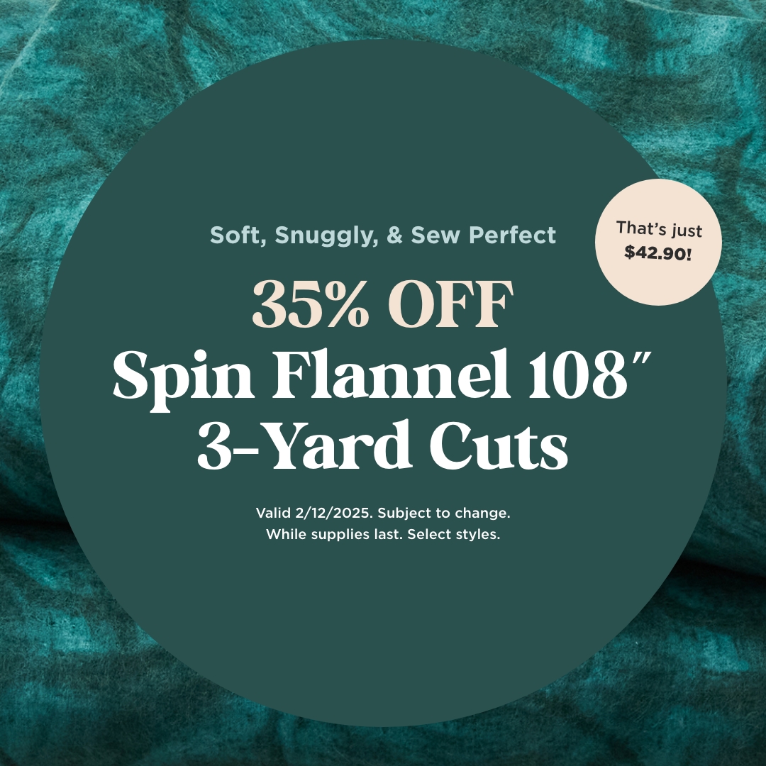 35% Off Spin Flannel 108