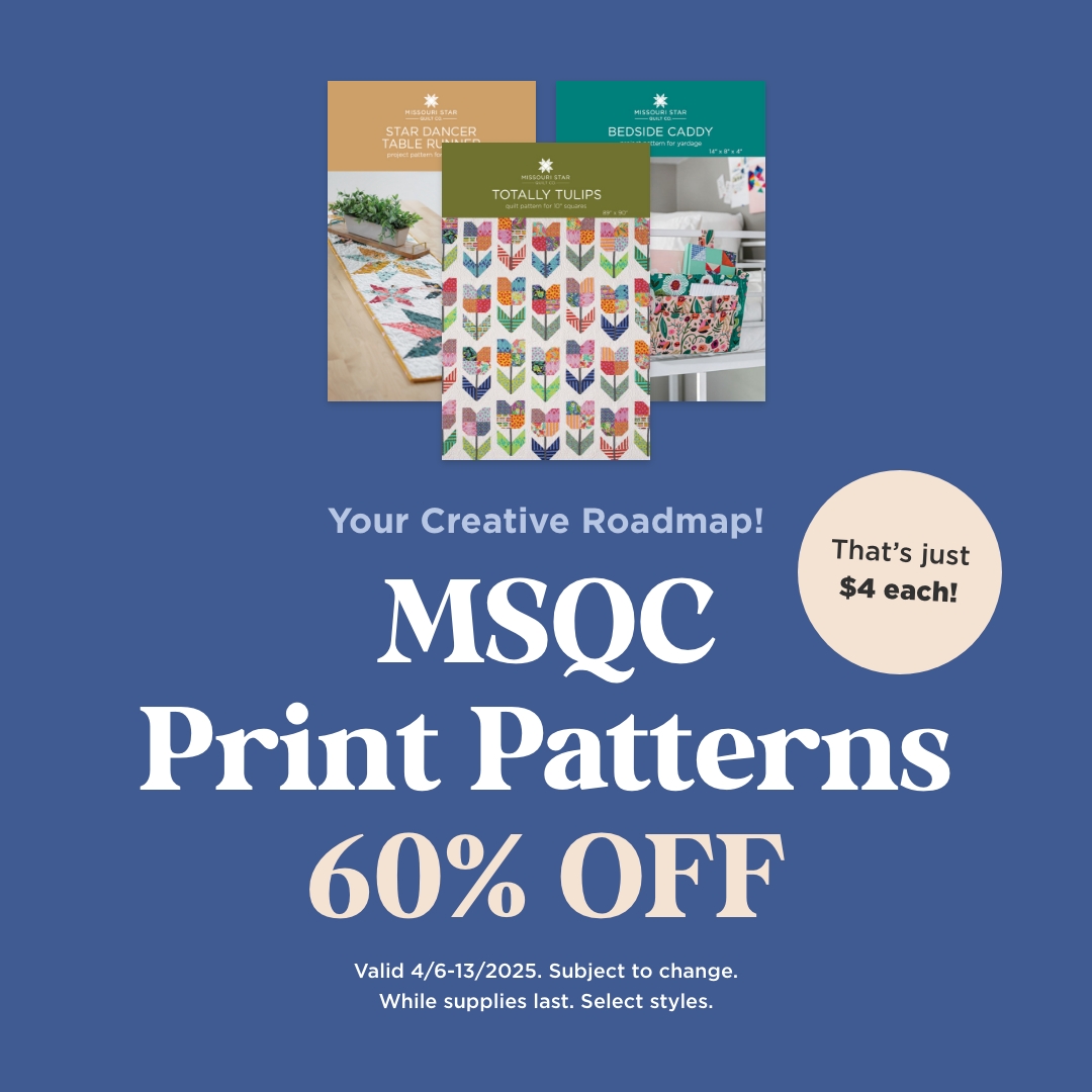 MSQC Print Patterns 60% Off
