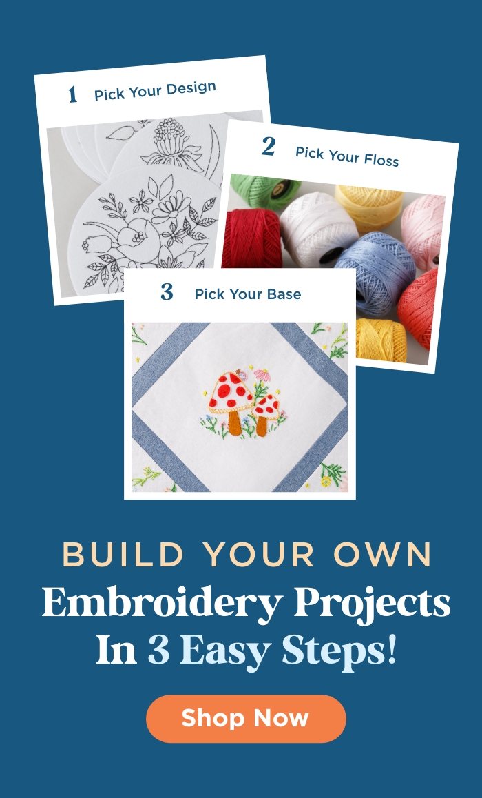 Embroidery Projects in 3 Easy Steps