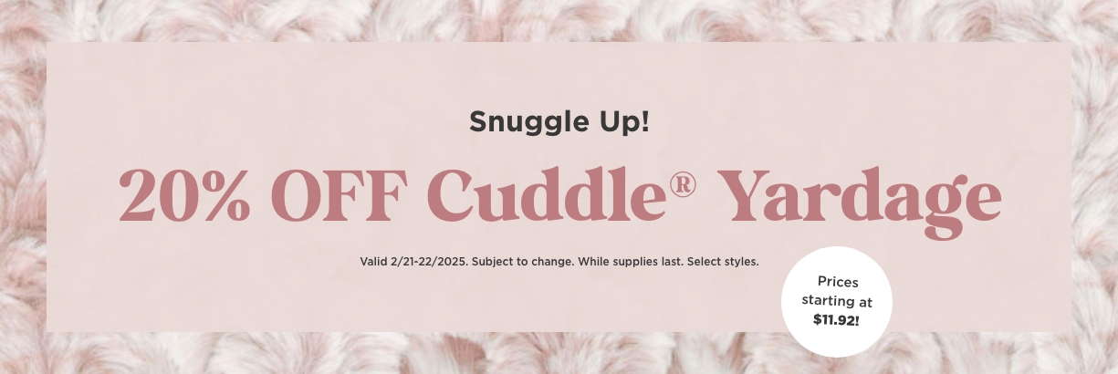 Cuddle Sale
