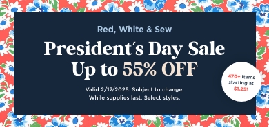 Presidents day sale