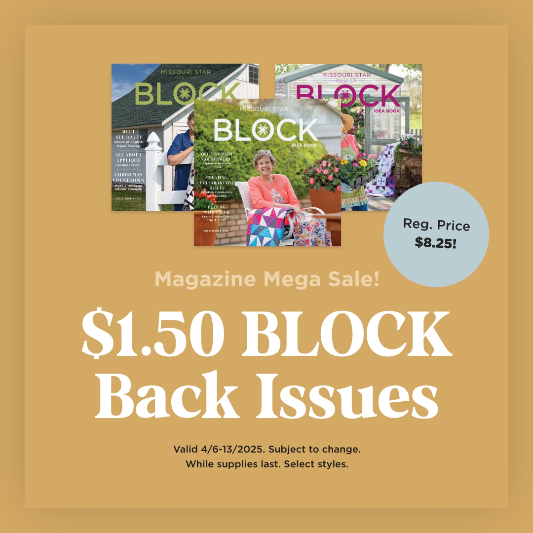 $1.50 BLOCK Back Issues