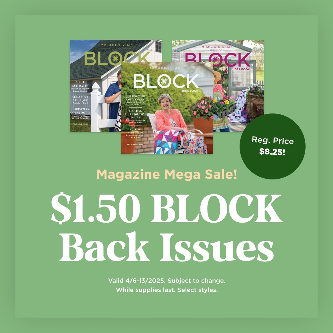 $1.50 BLOCK Back Issues
