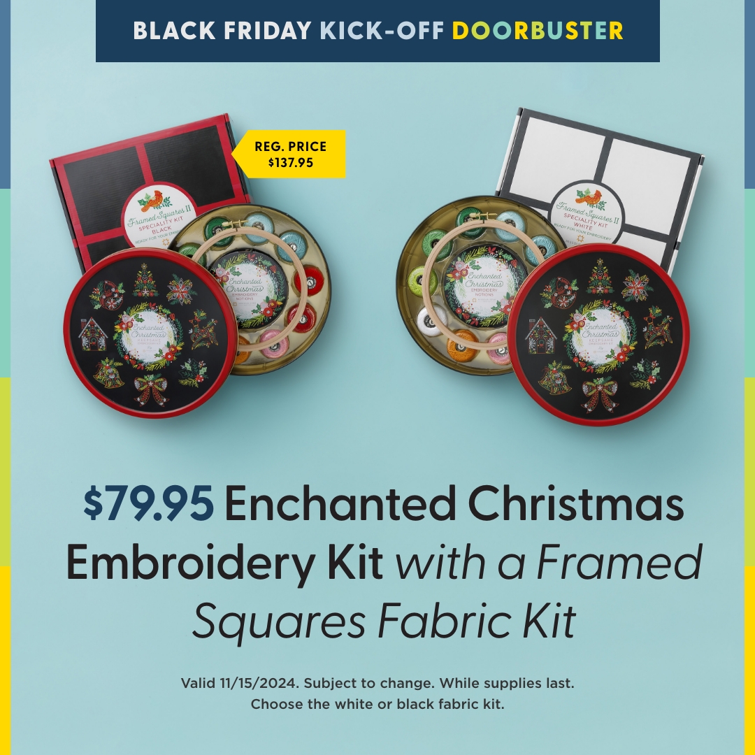 Enchanted Christmas Embroidery Kits