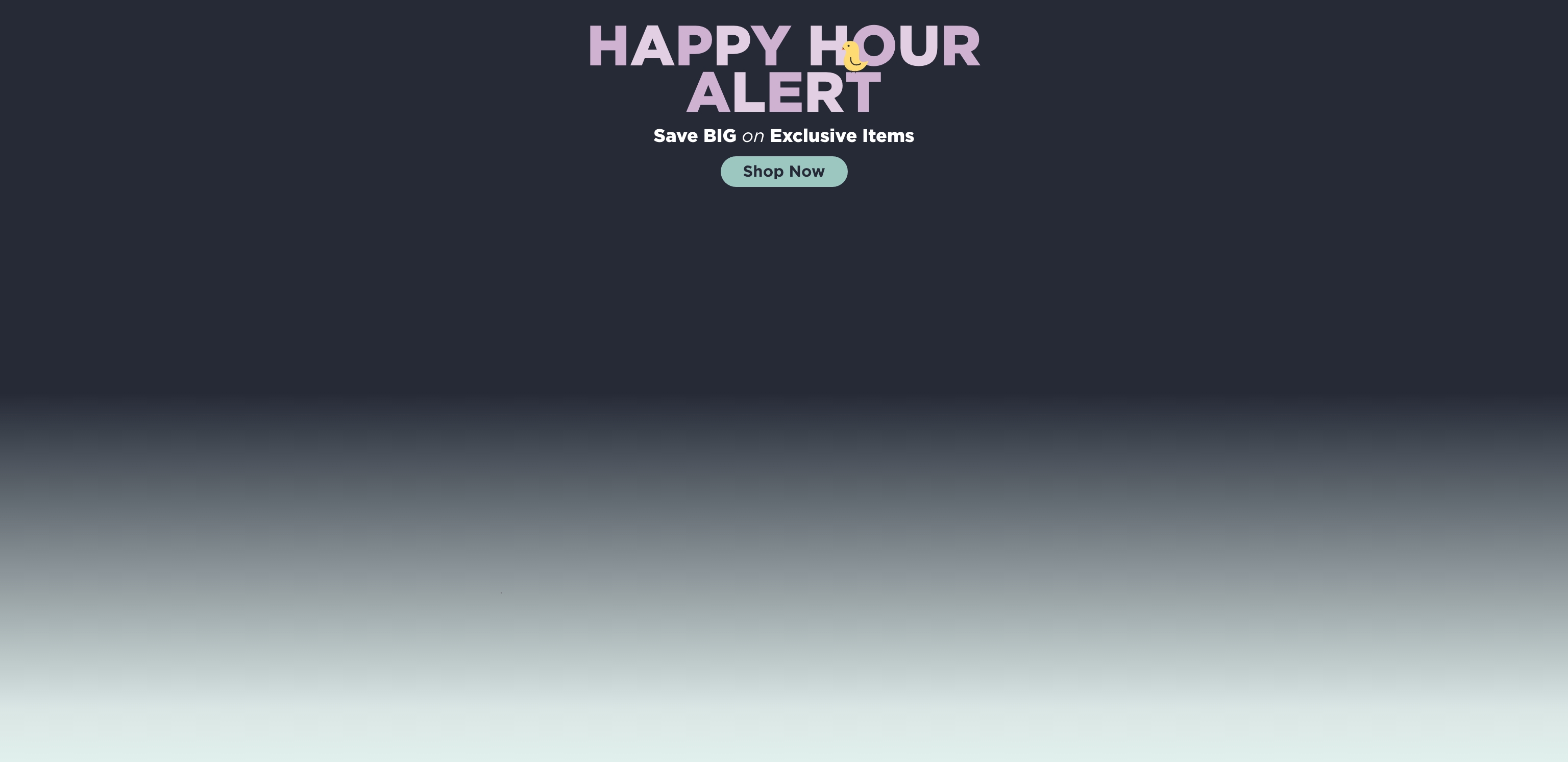 happy hour sale