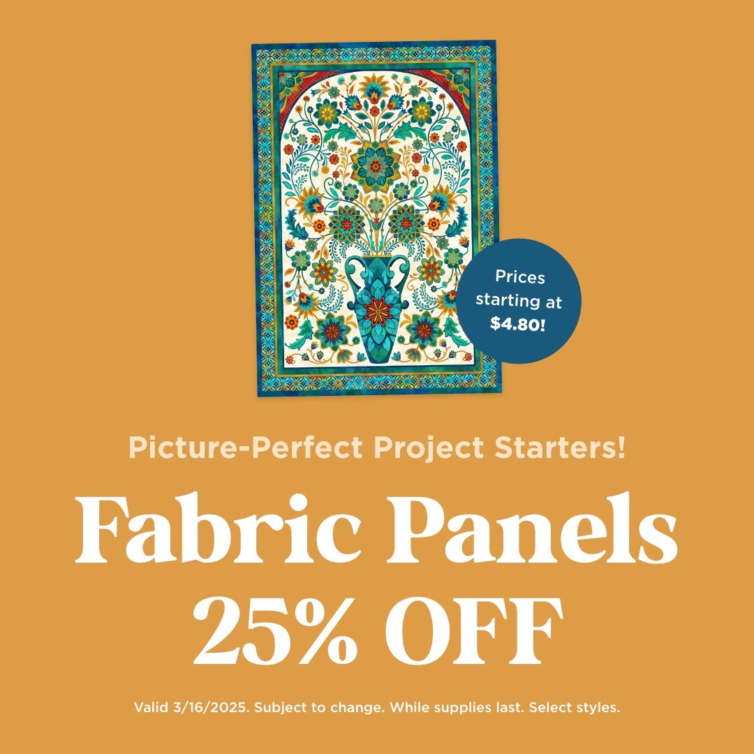 Fabric Panels 25% Off