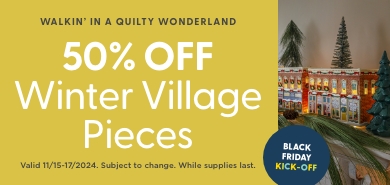 Missouri Star Winter Village Sale