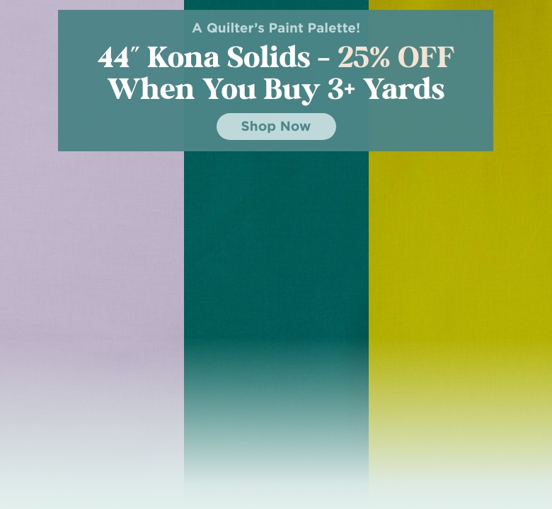 Buy 3+ Yards of Kona Save 25%