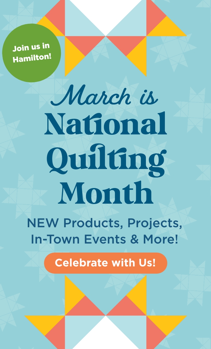 It's National Quilting Month