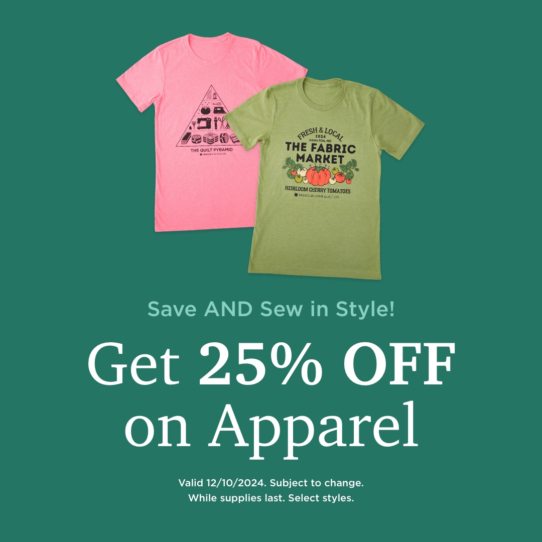 Get 25% Off on Missouri Star Apparel